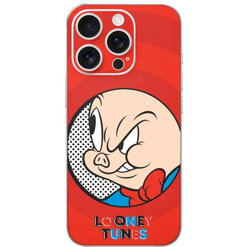Looney Tunes Porky Pig Full iPhone 16 Pro Skin